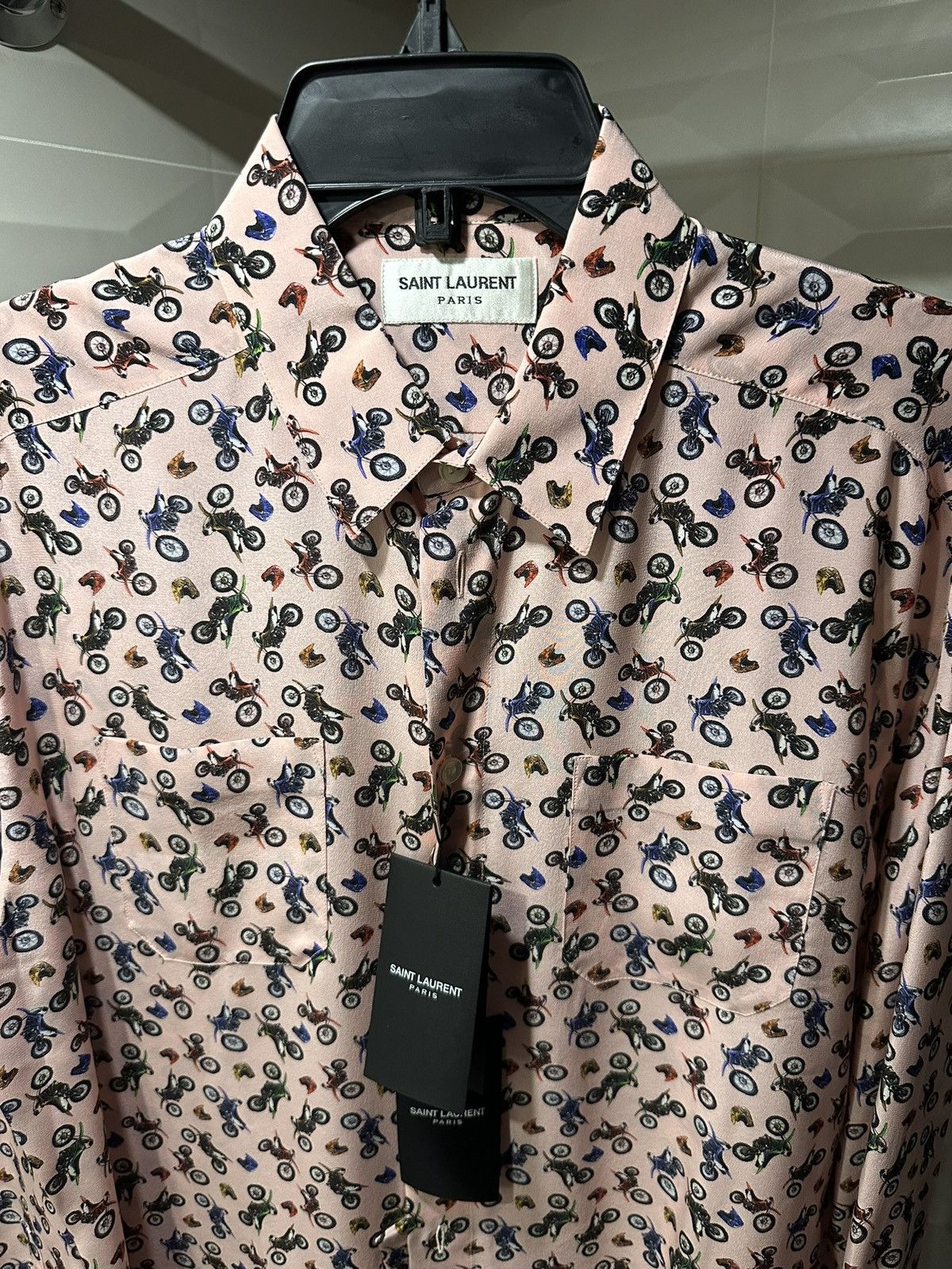 Saint Laurent Paris SAINT LAURENT dirt bike shirt Size US M / EU 48-50 / 2 - 5 Thumbnail