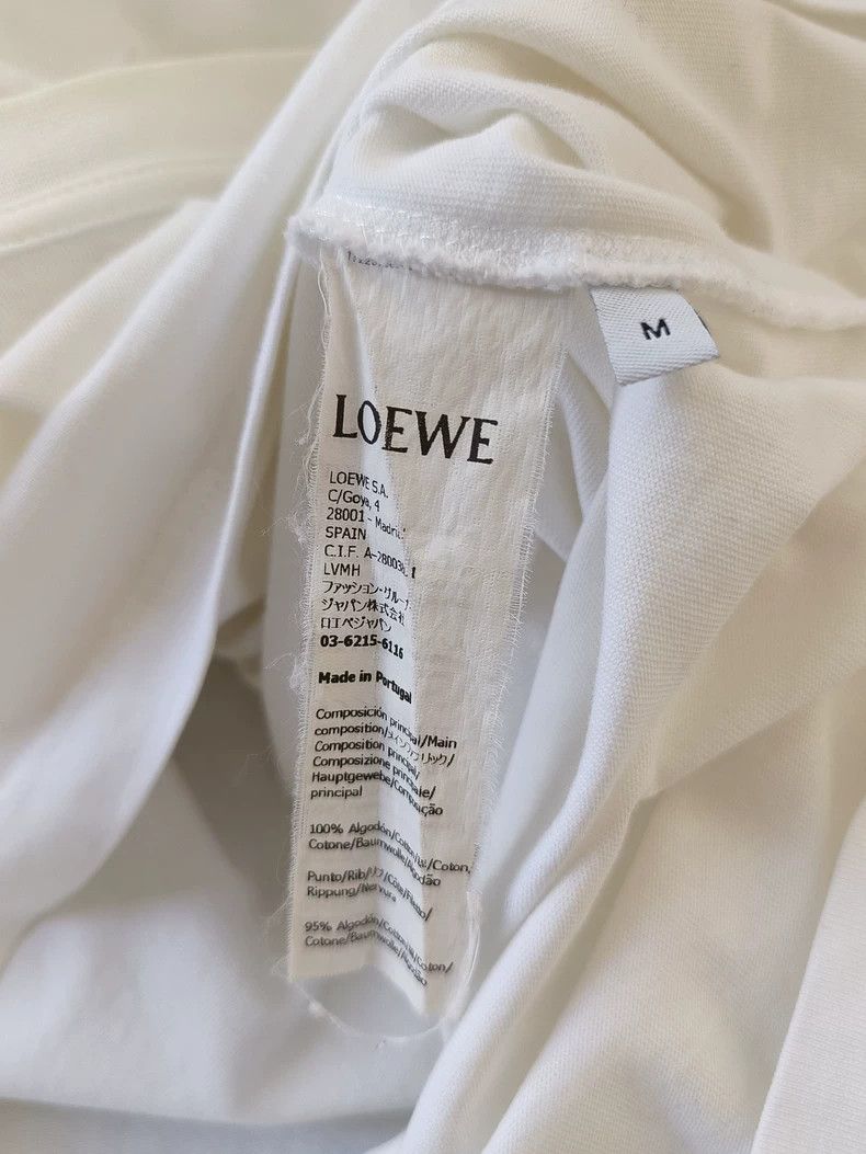 Loewe loewe white short sleeves 2504-Nextarrow Size US M / EU 48-50 / 2 - 5 Thumbnail