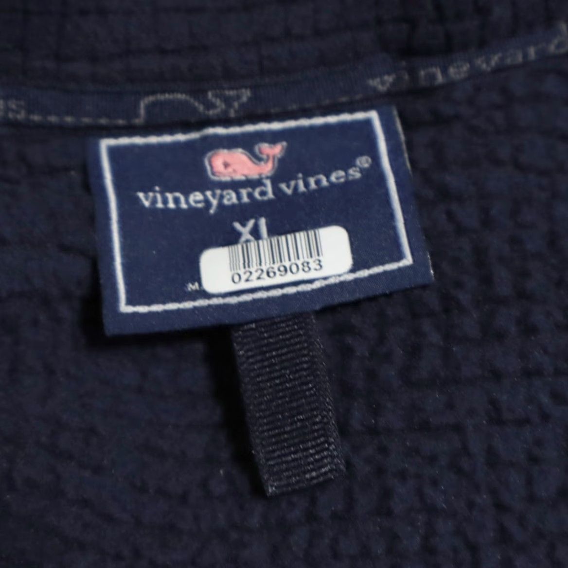 Vineyard Vines Vineyard Vines Waffle Fleece Solid Mock Jacket Navy Men's XL Shirt Size US XL / EU 56 / 4 - 5 Thumbnail