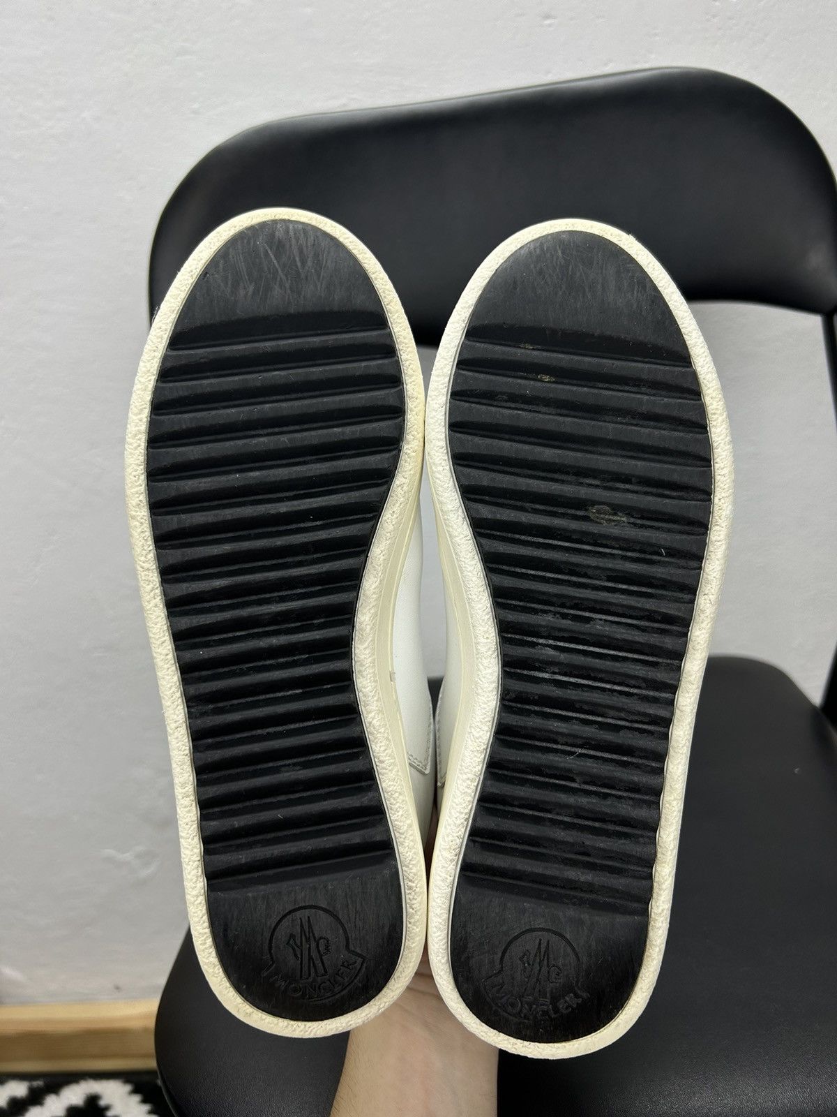 Moncler Moncler Angeline Leather Sneakers - Size 36 EUR Size US 6 / IT 36 - 8 Thumbnail