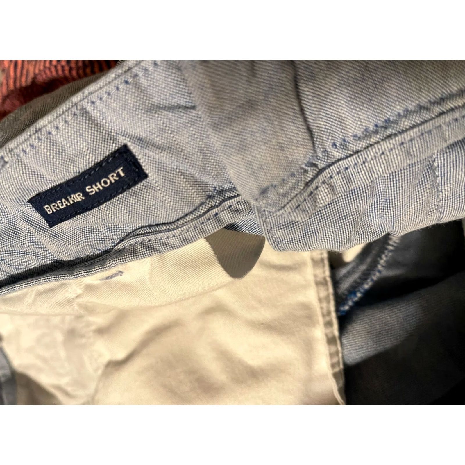 Vineyard Vines Vineyard Vines Breaker Short Chambray Light Blue Preppy Khaki Shorts - Men's 32 Size US 33 - 5 Thumbnail