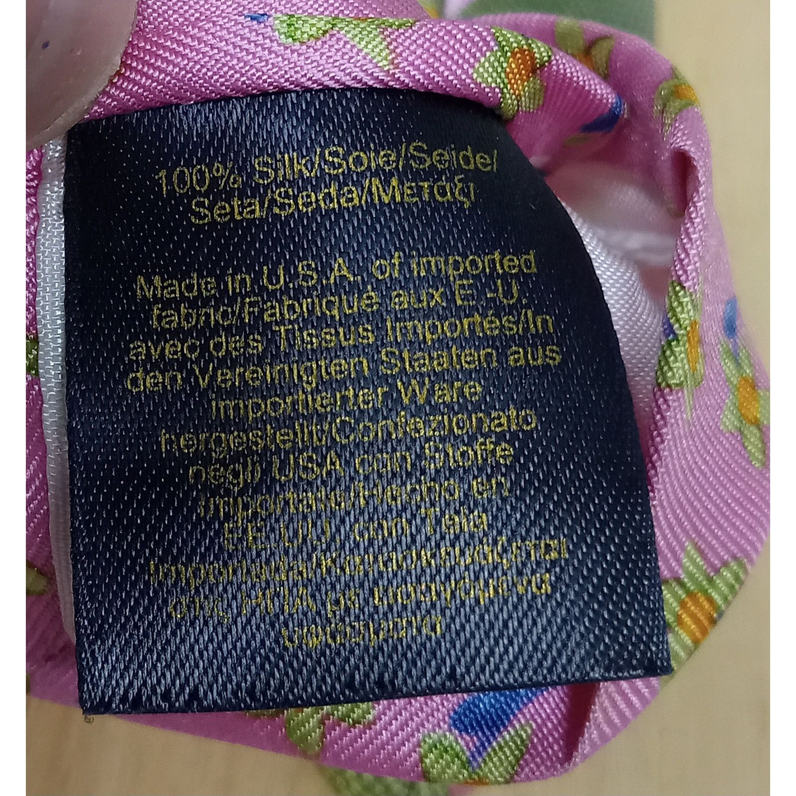 Brooks Brothers Set Of 2 Men's Ties Brooks Brothers Borrelli Pink Floral Size ONE SIZE - 5 Thumbnail