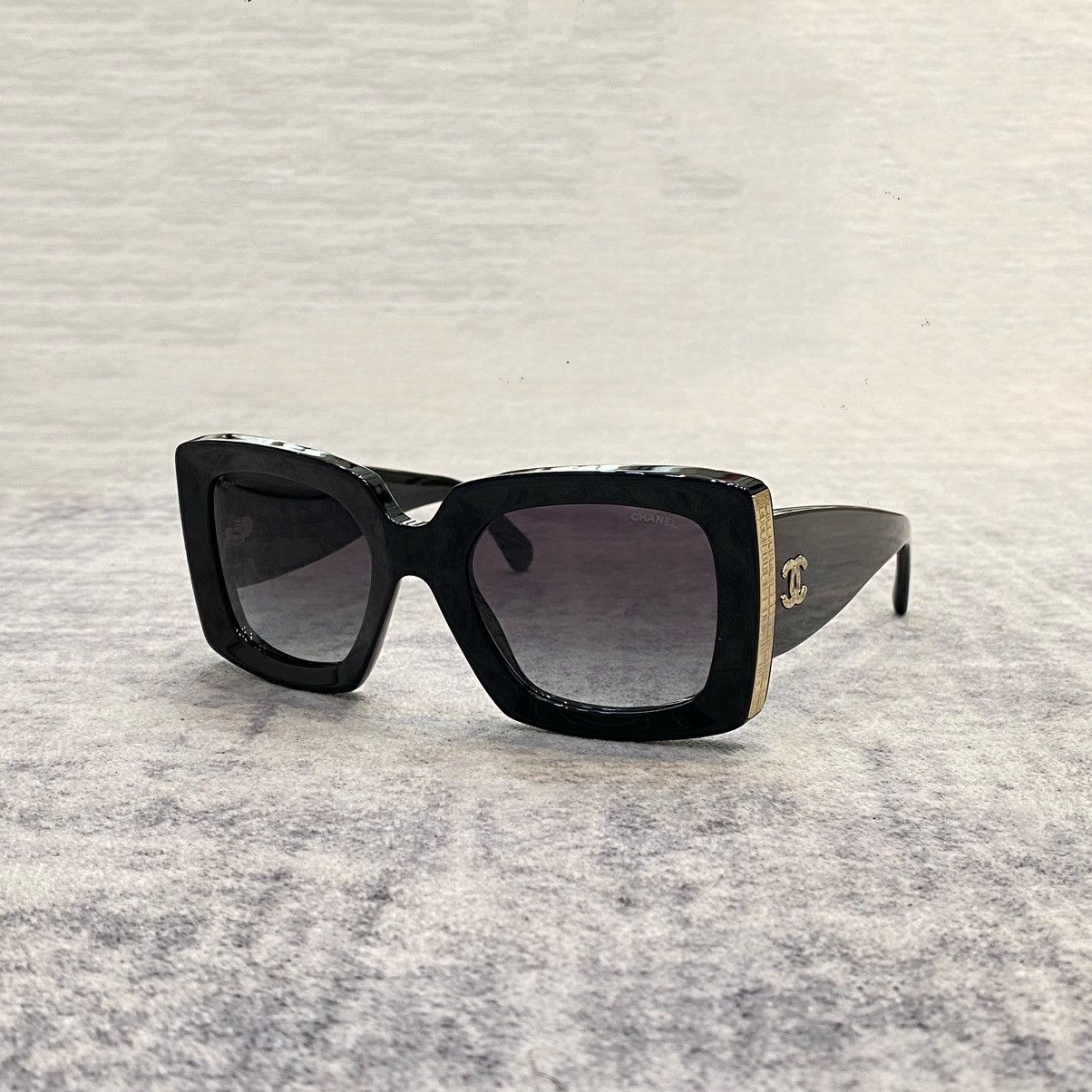 Chanel CHANEL 0CH5435 C622S6 BLACK GOLD GREY Size ONE SIZE - 1 Thumbnail