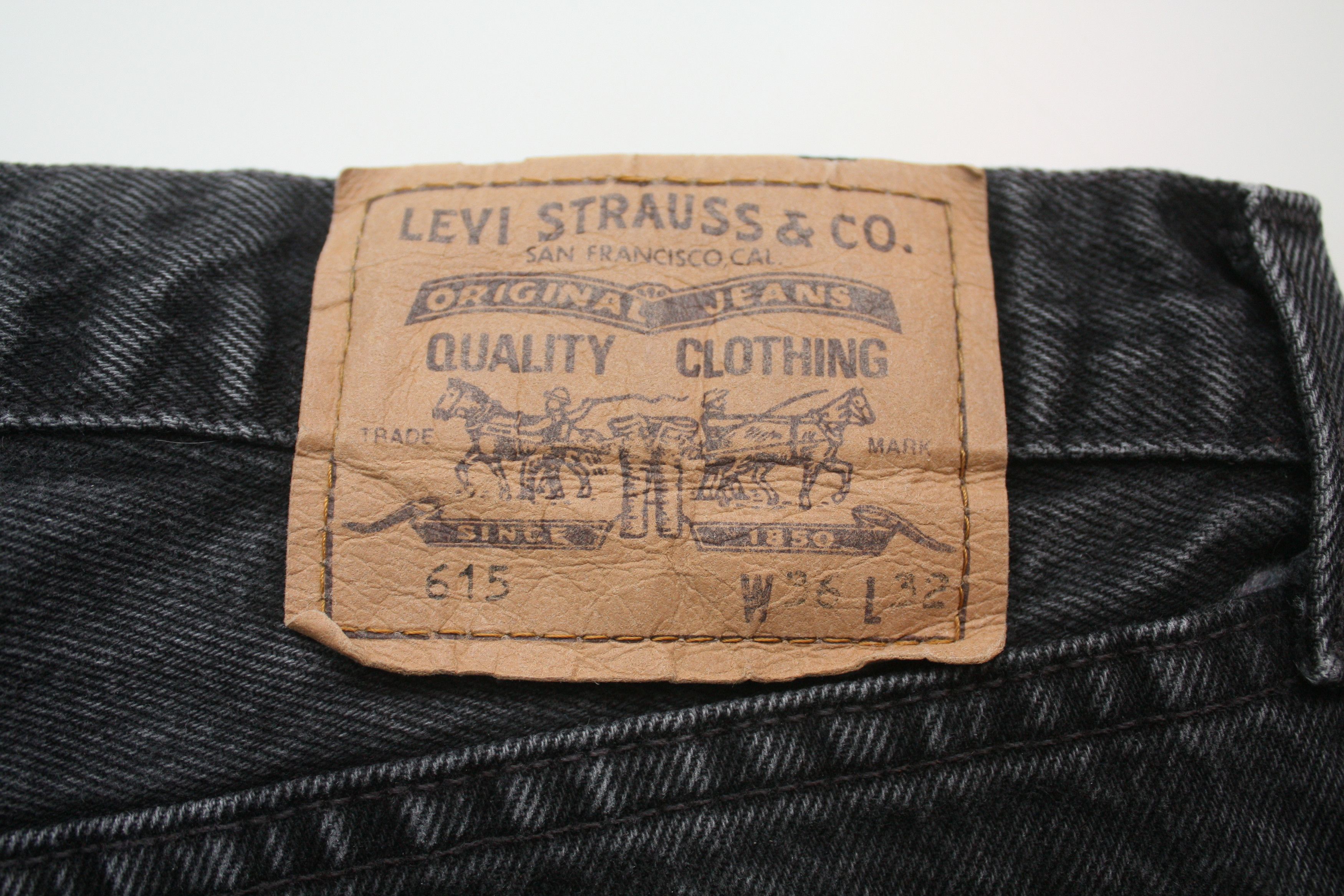 Levi's Vintage Clothing Levi's 615 Vintage Black Stonewashed Denim W36L32 Orange Tab Size US 36 / EU 52 - 4 Thumbnail