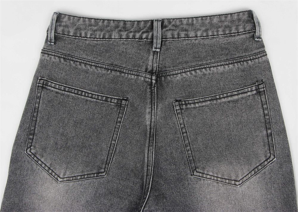 Japanese Brand × Jean Men's wide-leg gradient straight washed distressed jeans Size US 32 / EU 48 - 5 Thumbnail