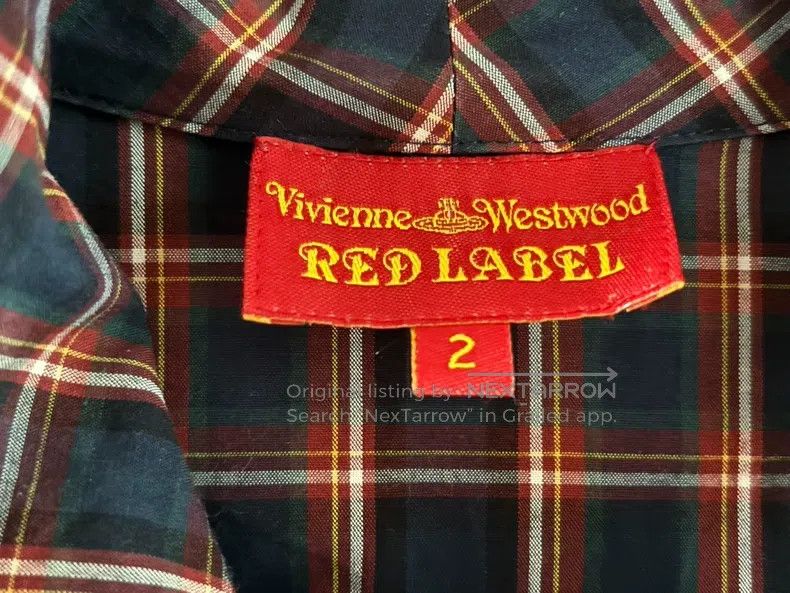 Vivienne Westwood Vivienne Westwood Plaid Collar Slim Fit Shirt Size M / US 6-8 / IT 42-44 - 6 Thumbnail