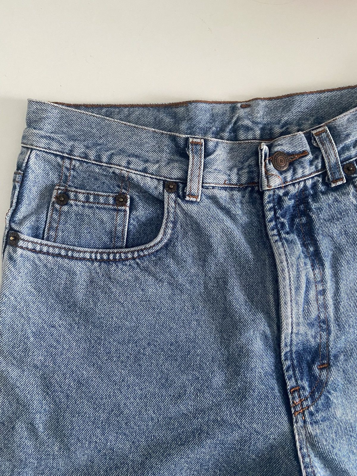 Other Vintage Ritter’s Blue Jeans Made in Italy Heavyweight Denim Size 30" / US 8 / IT 44 - 9 Thumbnail