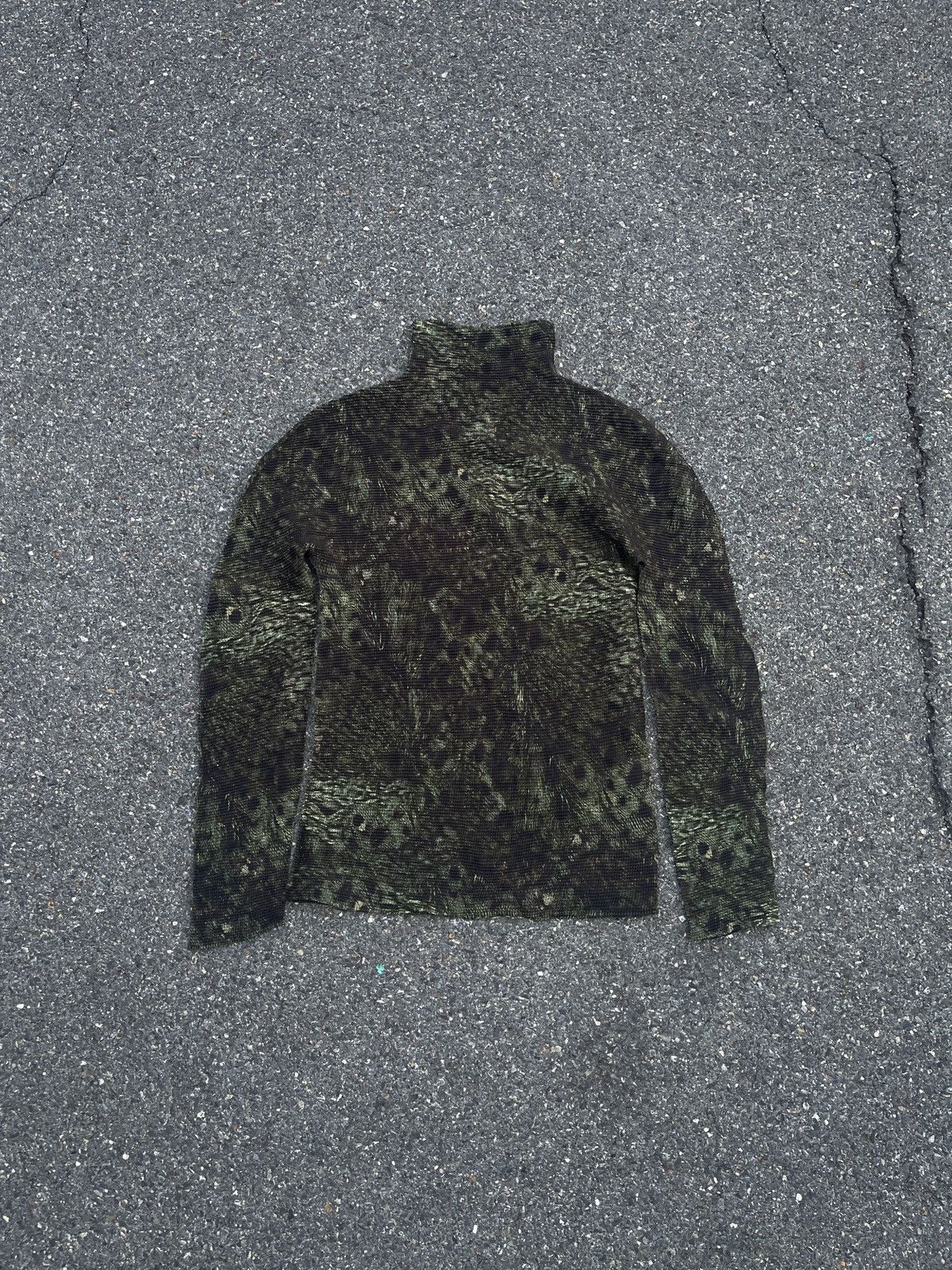 Pleats Please Issey Miyake Issey miyake ME pleats turtle neck printed Size ONE SIZE - 2 Thumbnail