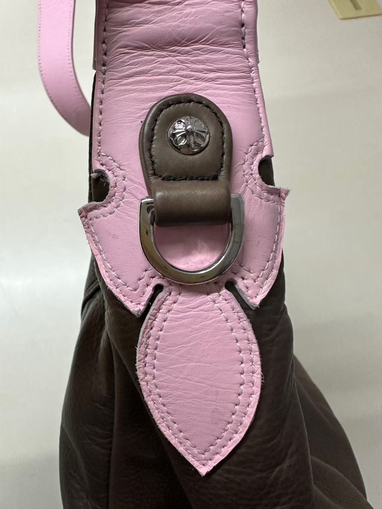 Chrome Hearts Chrome Hearts Brown&Pink Leather Casper Shoulder Bag Size ONE SIZE - 11 Thumbnail