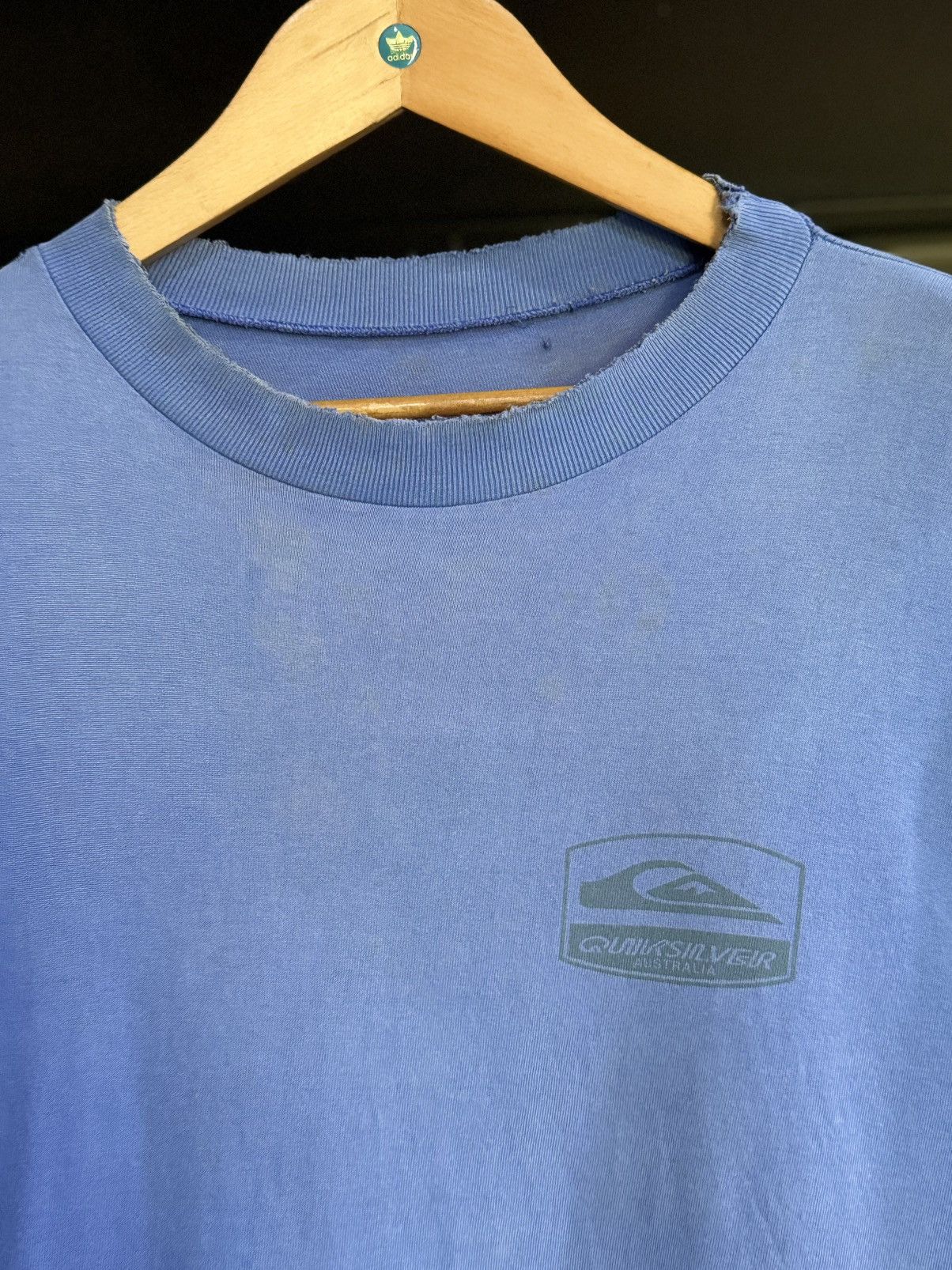 Quiksilver × Vintage Thrashed Vintage 90s Quiksilver Australia Surf Faded Grunge Size US XL / EU 56 / 4 - 10 Thumbnail