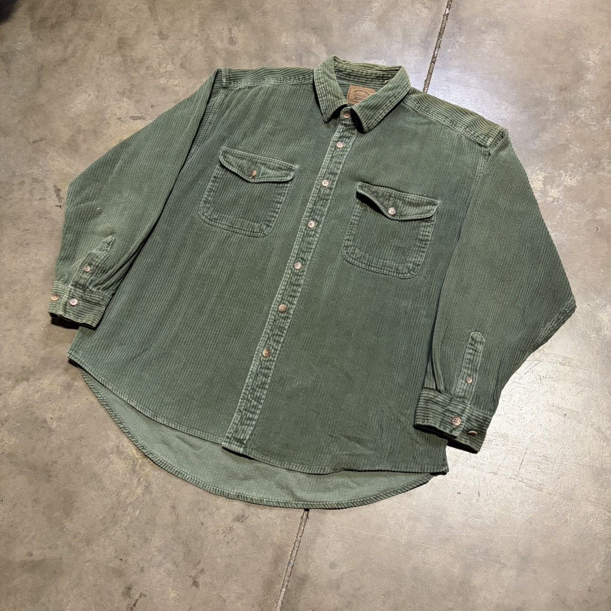 St. Johns Bay Vintage St Johns Bay Corduroy Button Up Shirt Heavyweight Size US XL / EU 56 / 4 - 2 Thumbnail