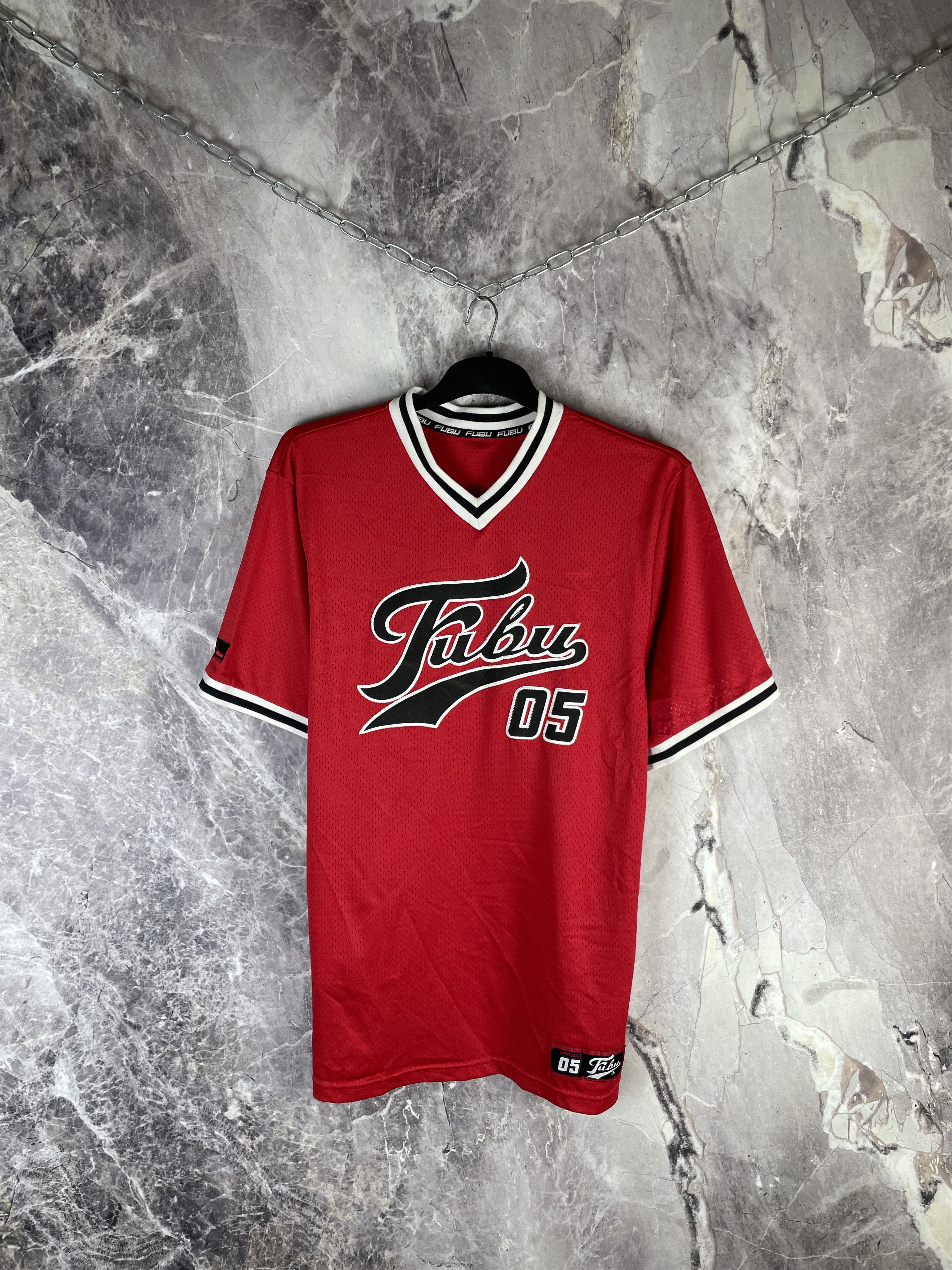 Fubu × Vintage Vintage FUBU Dirty South Jersey Men XL Black Hip