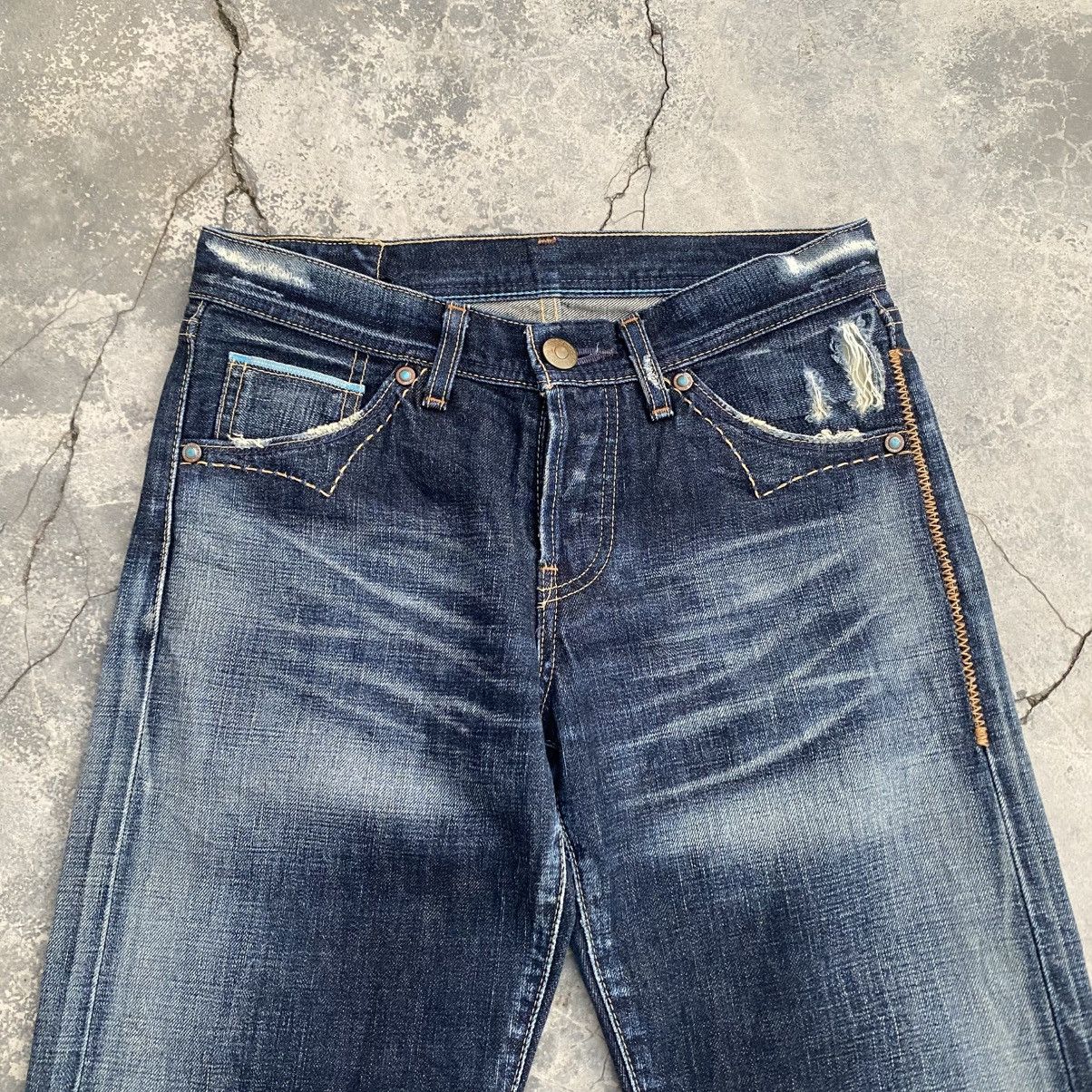 Levi's Made & Crafted Vintage Levis Psychedelic Turquois Flare Size 27" / US 4 / IT 40 - 4 Thumbnail
