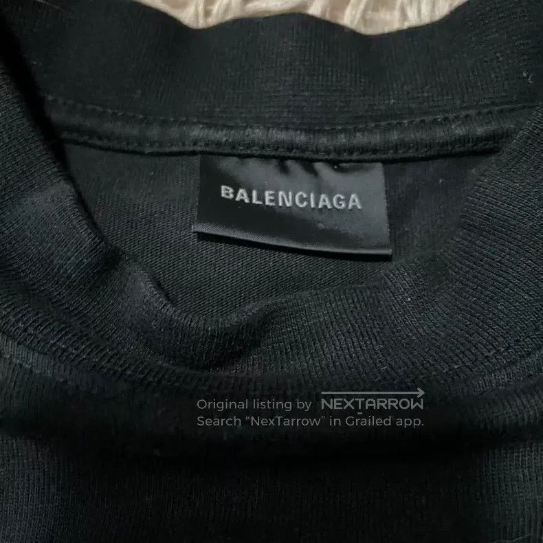Balenciaga Balenciaga Embroidered Logo Short Sleeve Size US M / EU 48-50 / 2 - 3 Thumbnail