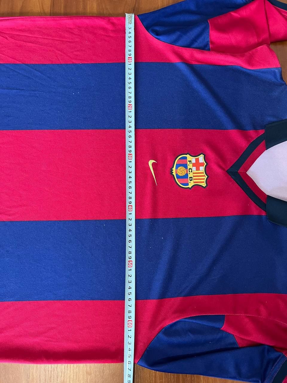 Nike 1998/99 BARCELONA FC HOME SOCCER JERSEY FOOTBALL SHIRT NIKE Size US XL / EU 56 / 4 - 22 Thumbnail