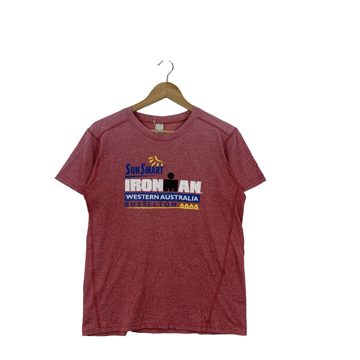 Vintage Vintage IRONMAN WESTERN AUSTRALIA Triathlon Series Tee Shirt Size US M / EU 48-50 / 2 - 3 Thumbnail