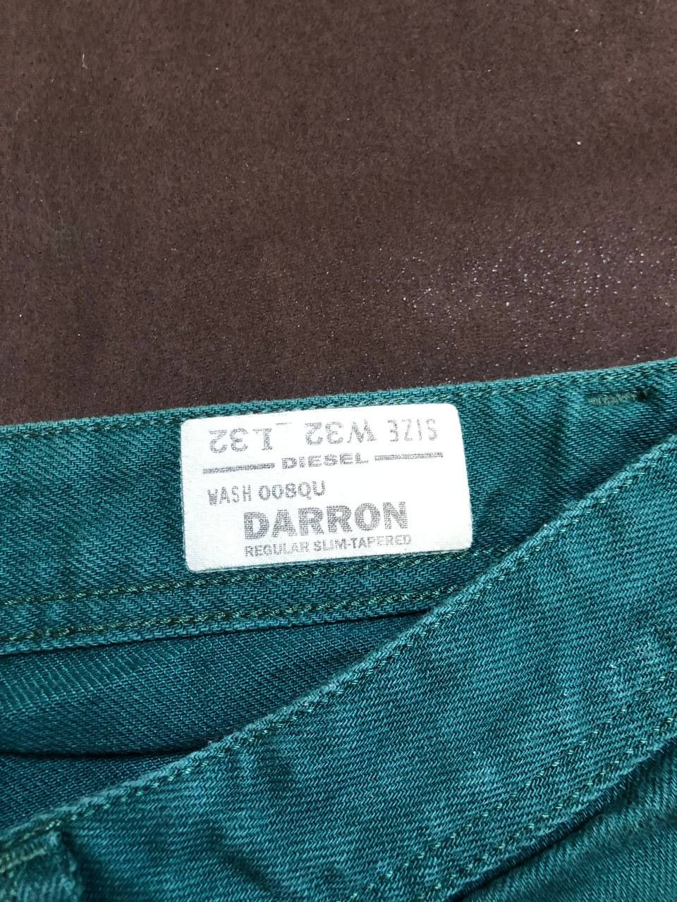 Diesel DIESEL Darron Regular Slim Tapered Jeans Mens Size US 32 / EU 48 - 2 Thumbnail