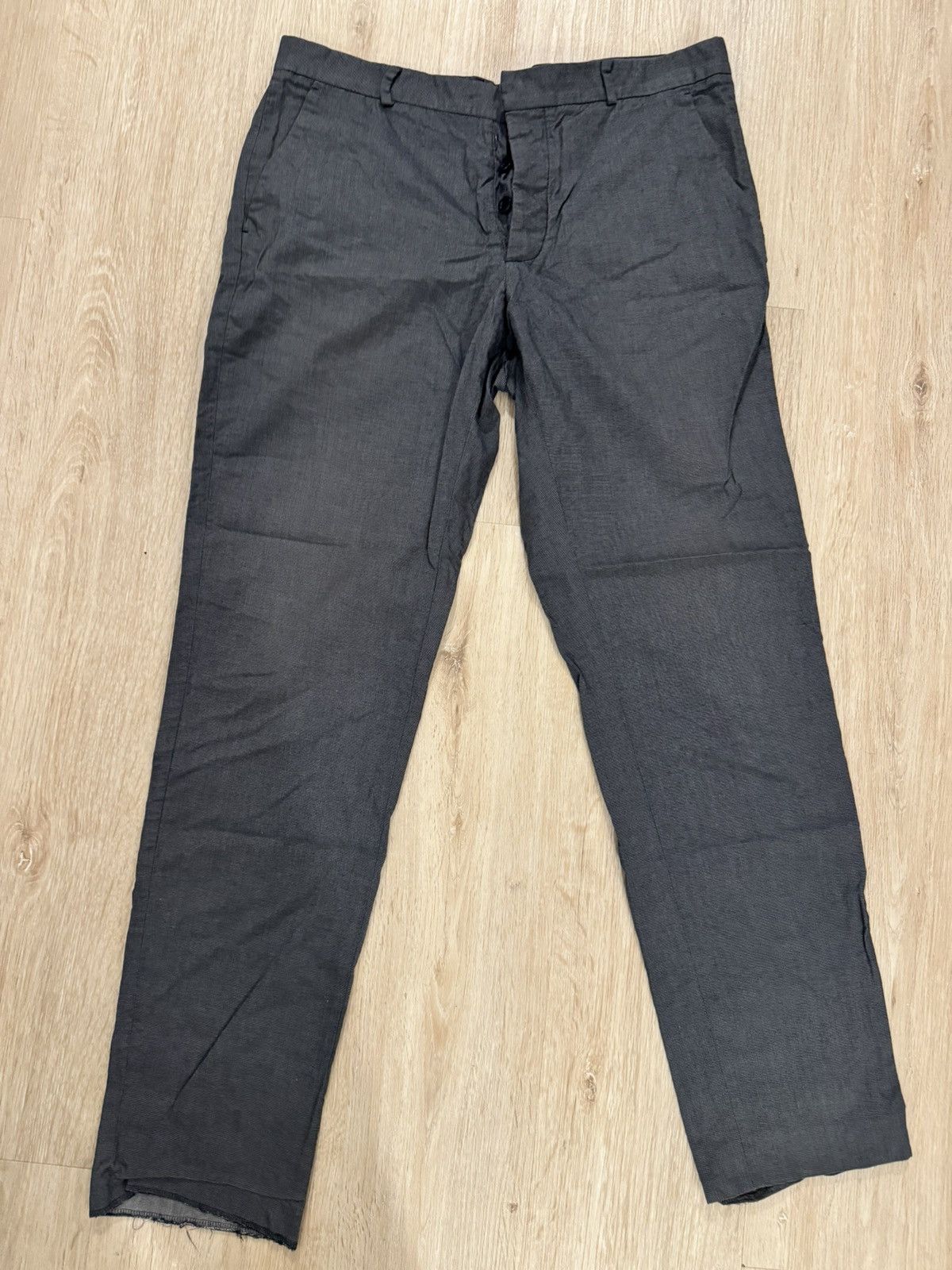 Maison Margiela Maison Martin Margiela Grey work slacks Size US 42 / EU 58 - 2 Thumbnail