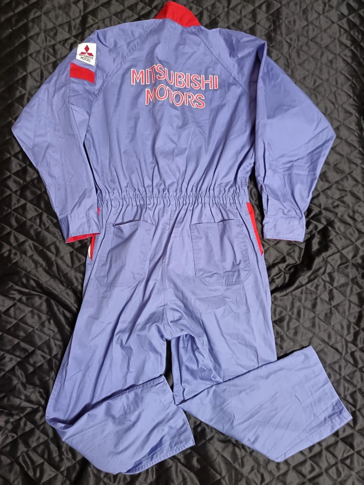 Japanese Brand Mitsubishi Motors Fuso Mechanic Jumpsuit Coveralls Vintage Size US 42 / EU 58 - 7 Thumbnail