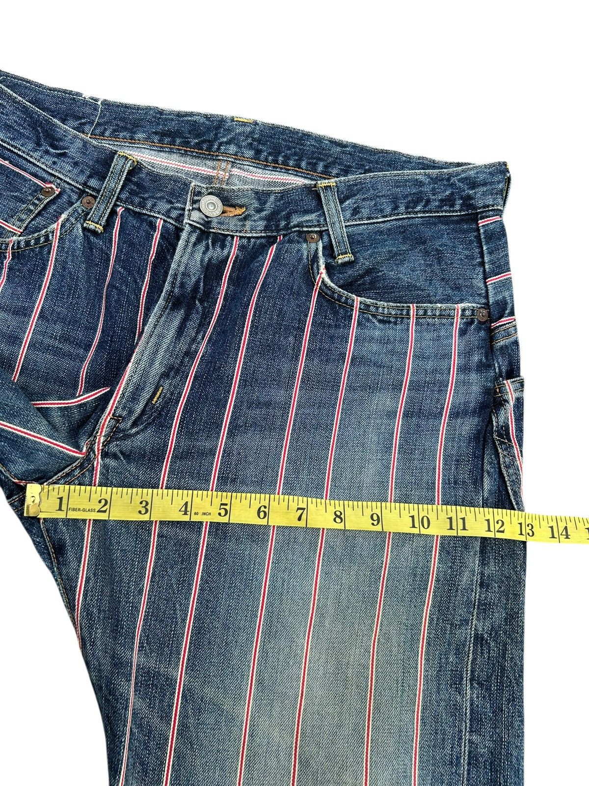 Kapital Vintage Edwin 505 Selvedge Japanese Distressed Denim jeans Size US 34 / EU 50 - 18 Thumbnail