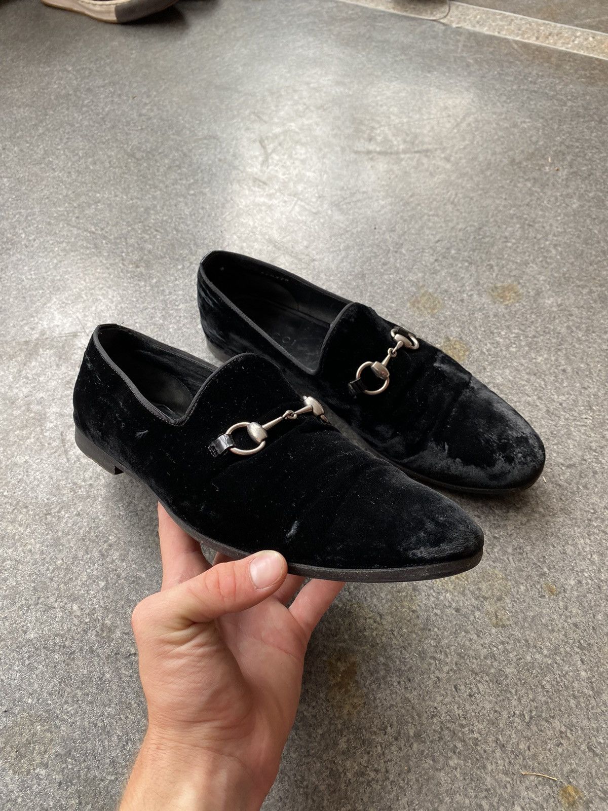 Gucci Gucci Velvet Loafers Size US 7 / EU 40 - 2 Thumbnail