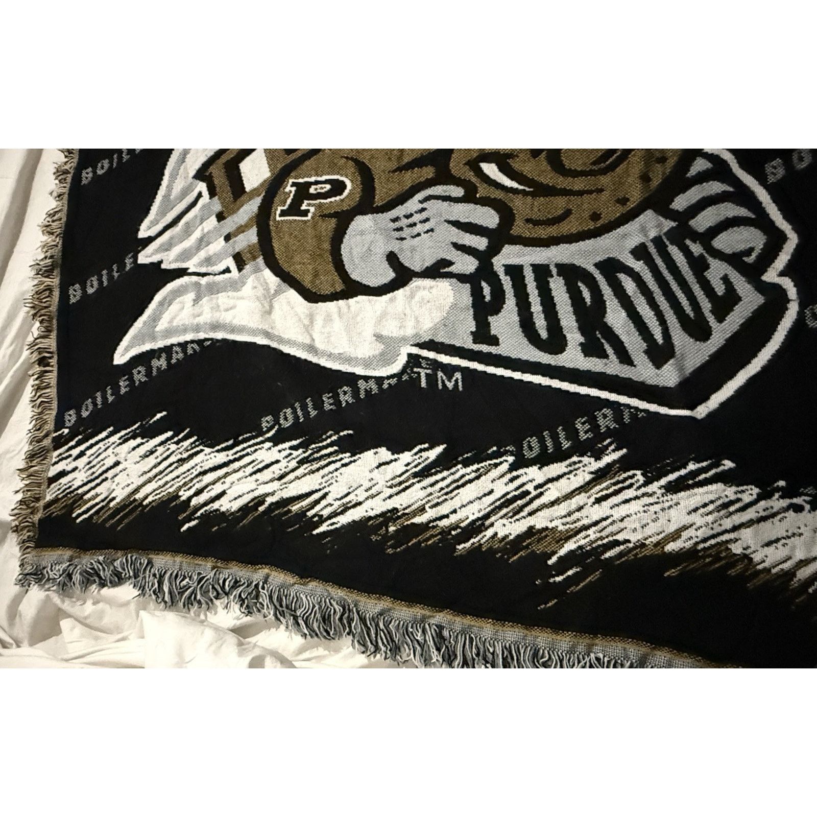 Other Vintage Purdue Boilermakers Tapestry Woven Throw Blanket Size ONE SIZE - 4 Thumbnail