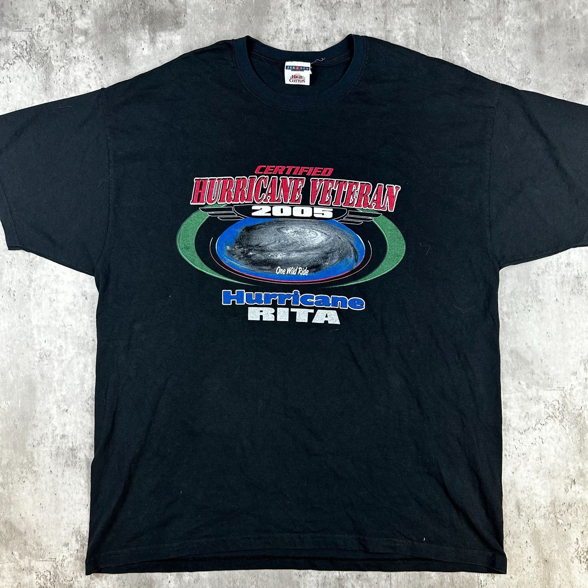 Jerzees Certified Hurricane Veteran 2005 Hurricane Rita Jerzees High Size US XL / EU 56 / 4 - 1 Thumbnail