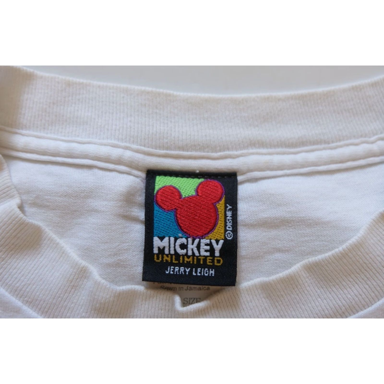 Mickey Unlimited VINTAGE MICKEY MOUSE CARTOON T-SHIRT White ONE SIZE Adult Men Graphic 90s Flag AOP Retro Disney Nike? Wait. Size US M / EU 48-50 / 2 - 4 Thumbnail