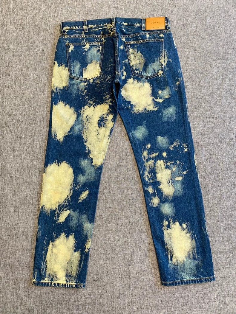Gucci Gucci Tie-dyed printed riveted jeans 2502-Nextarrow Size US 34 / EU 50 - 2 Thumbnail