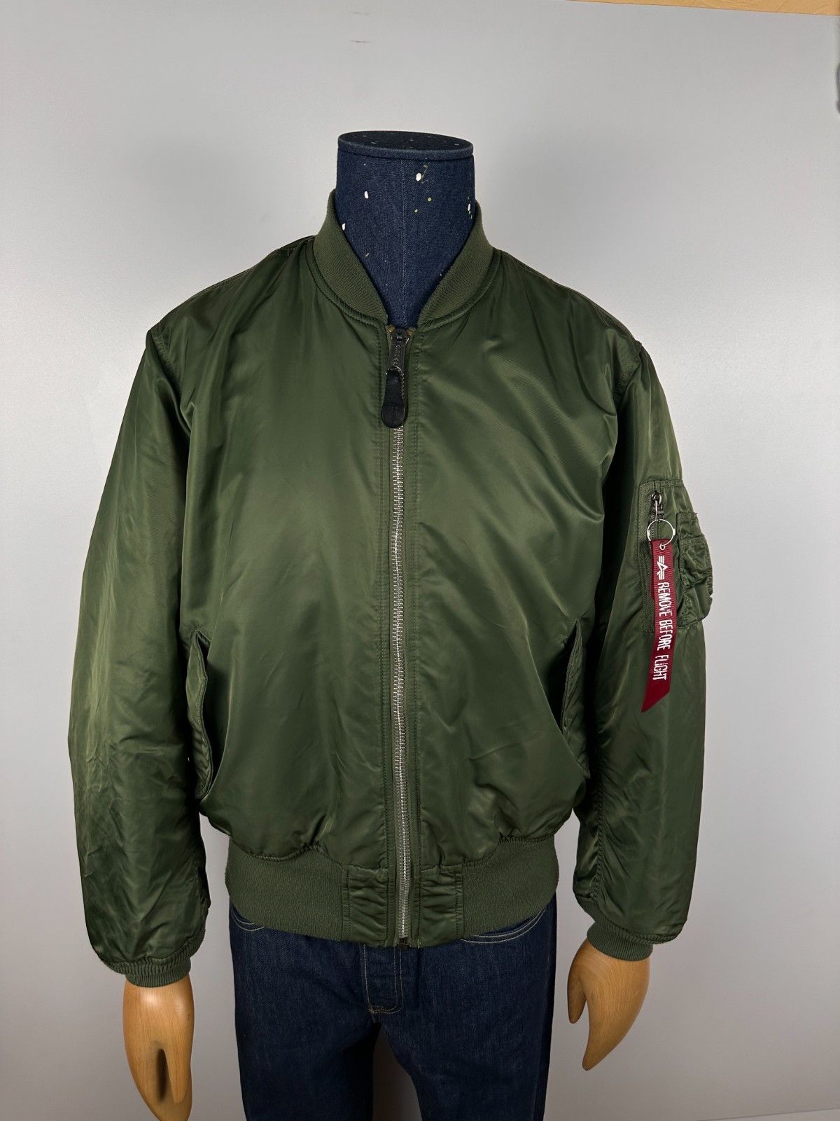 Alpha Industries Alpha Industries MA-1 Flyer Reversible Bomber Jacket L Size US L / EU 52-54 / 3 - 1 Thumbnail