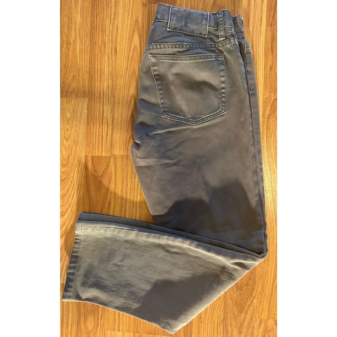 Marc Jacobs Marc Jacobs Uniform Fit Light Charcoal Grey Jeans 28x27 Size 28" / US 6 / IT 42 - 3 Thumbnail
