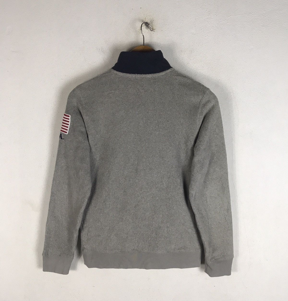Polo Ralph Lauren × RRL Ralph Lauren × Ralph Lauren 🔥Rare🔥Polo Ralph Lauren Big Logo Fleece Half Zip Sweatshirt Size US S / EU 44-46 / 1 - 2 Thumbnail