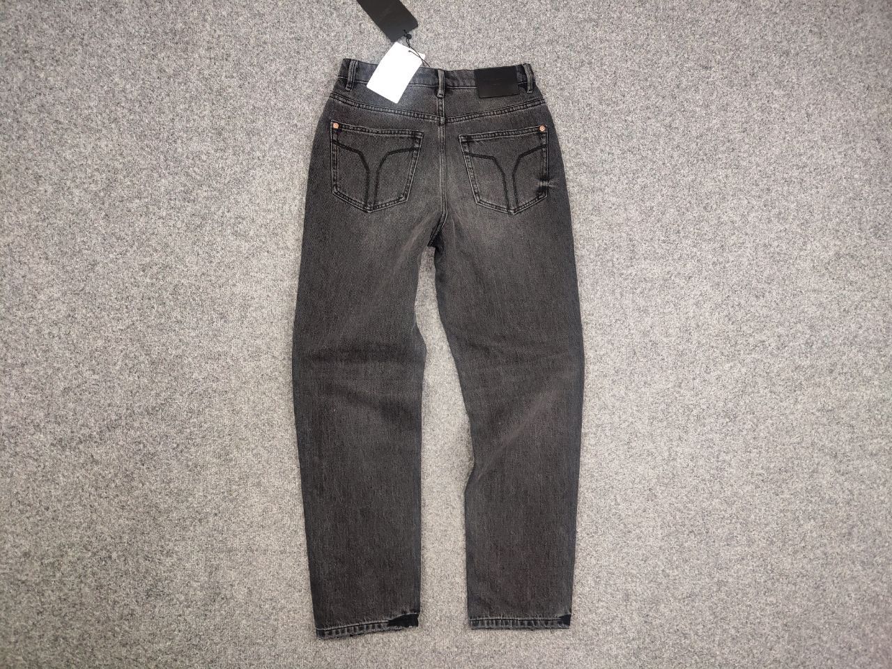 Miss Sixty Miss Sixty Vicki Mom Black Faded Denim Jeans Vtg Y2K Style Size 27" / US 4 / IT 40 - 7 Thumbnail