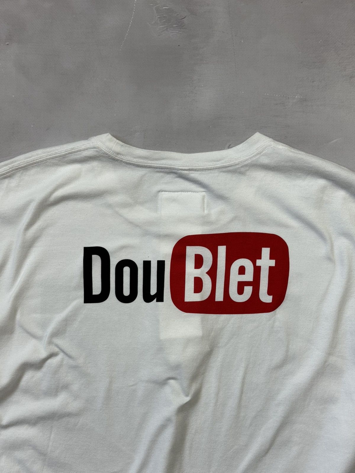 Doublet Fw18 Doublet Youtube Logo Oversized Tee(White/L) Size US L / EU 52-54 / 3 - 4 Thumbnail