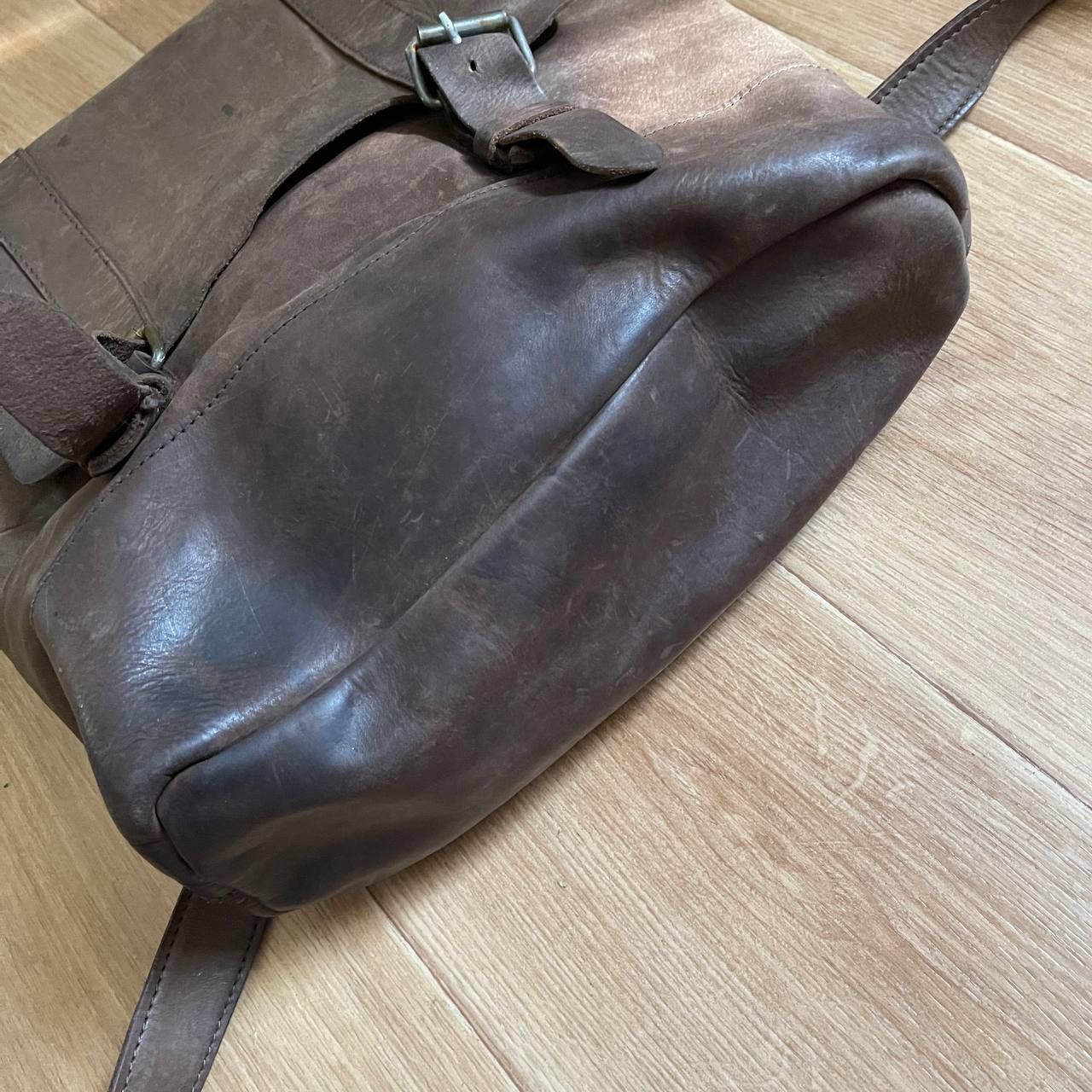 Japanese Brand Leather Backpack Size ONE SIZE - 5 Thumbnail