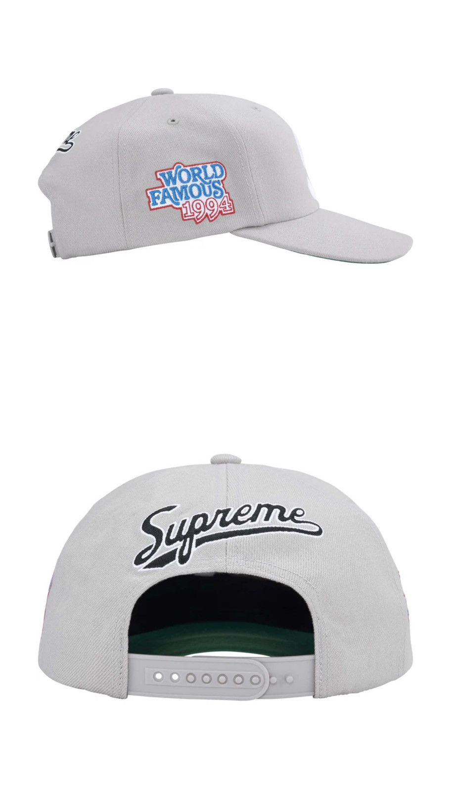 Supreme World Famous S Logo 6 -Panel Size ONE SIZE - 2 Thumbnail
