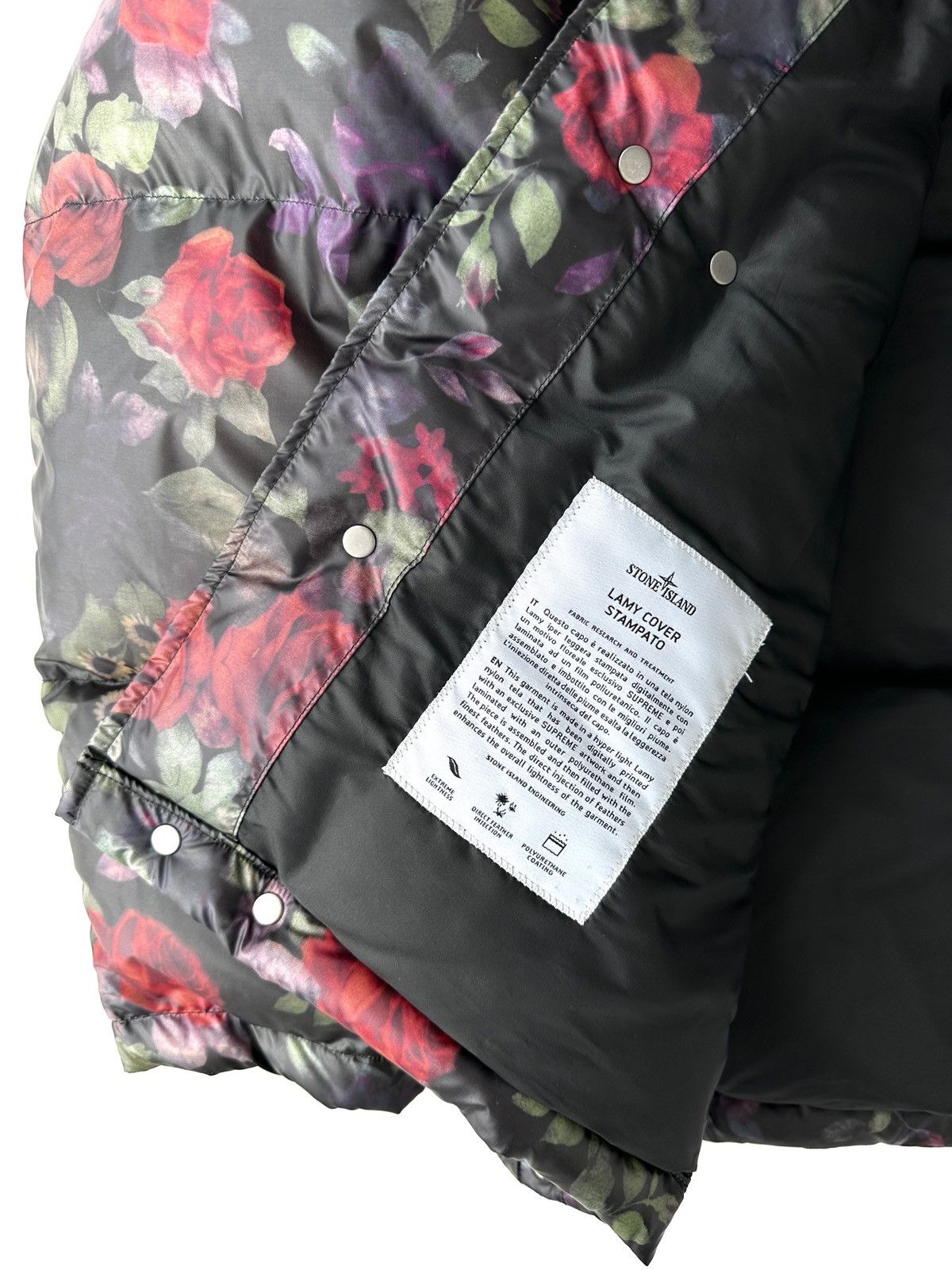 Stone Island × Supreme Stone Island x Supreme Lamy Cover Stampato Puffy Jacket Size US XL / EU 56 / 4 - 16 Thumbnail