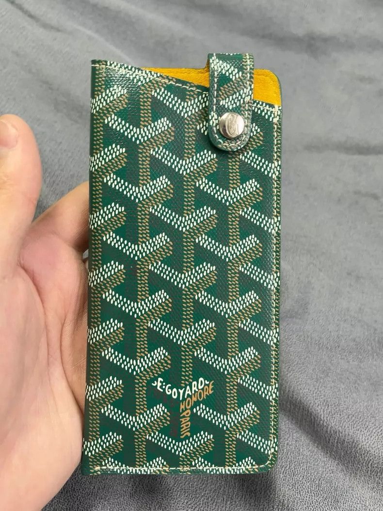 Goyard Mobile Phone Bag 2504-Nextarrow in Green, Women's