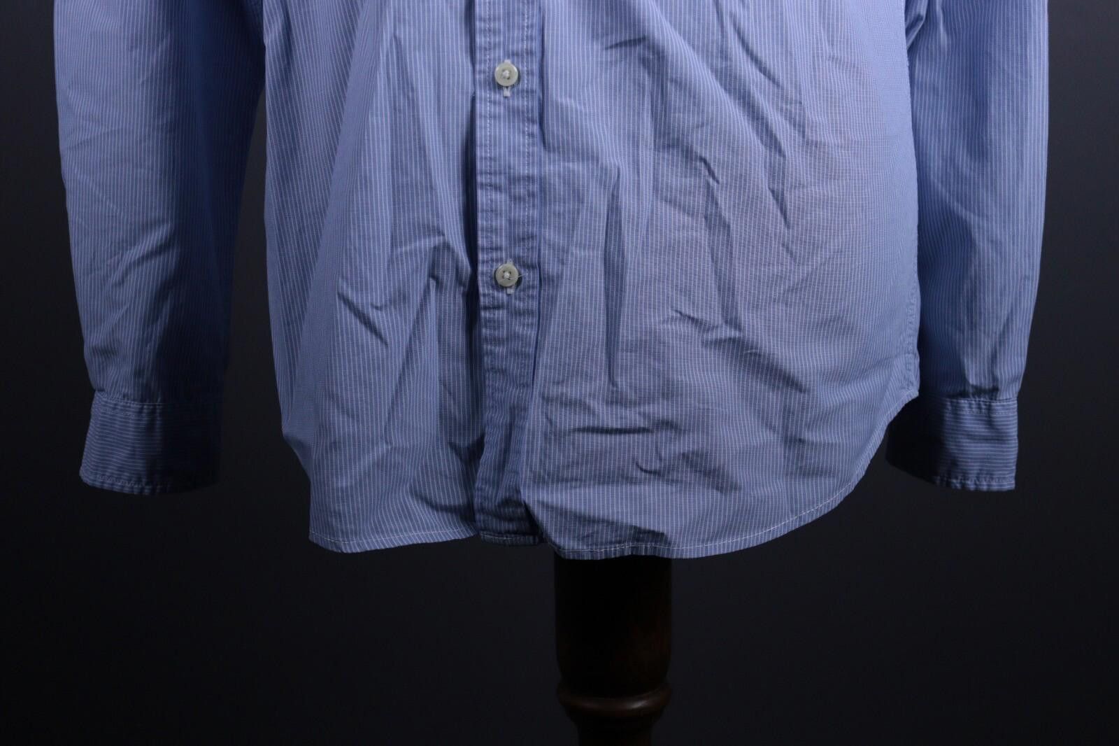 Denim & Supply Ralph Lauren Denim & Supply Ralph Lauren Blue Pinstripe Down Shirt L Size US L / EU 52-54 / 3 - 3 Thumbnail