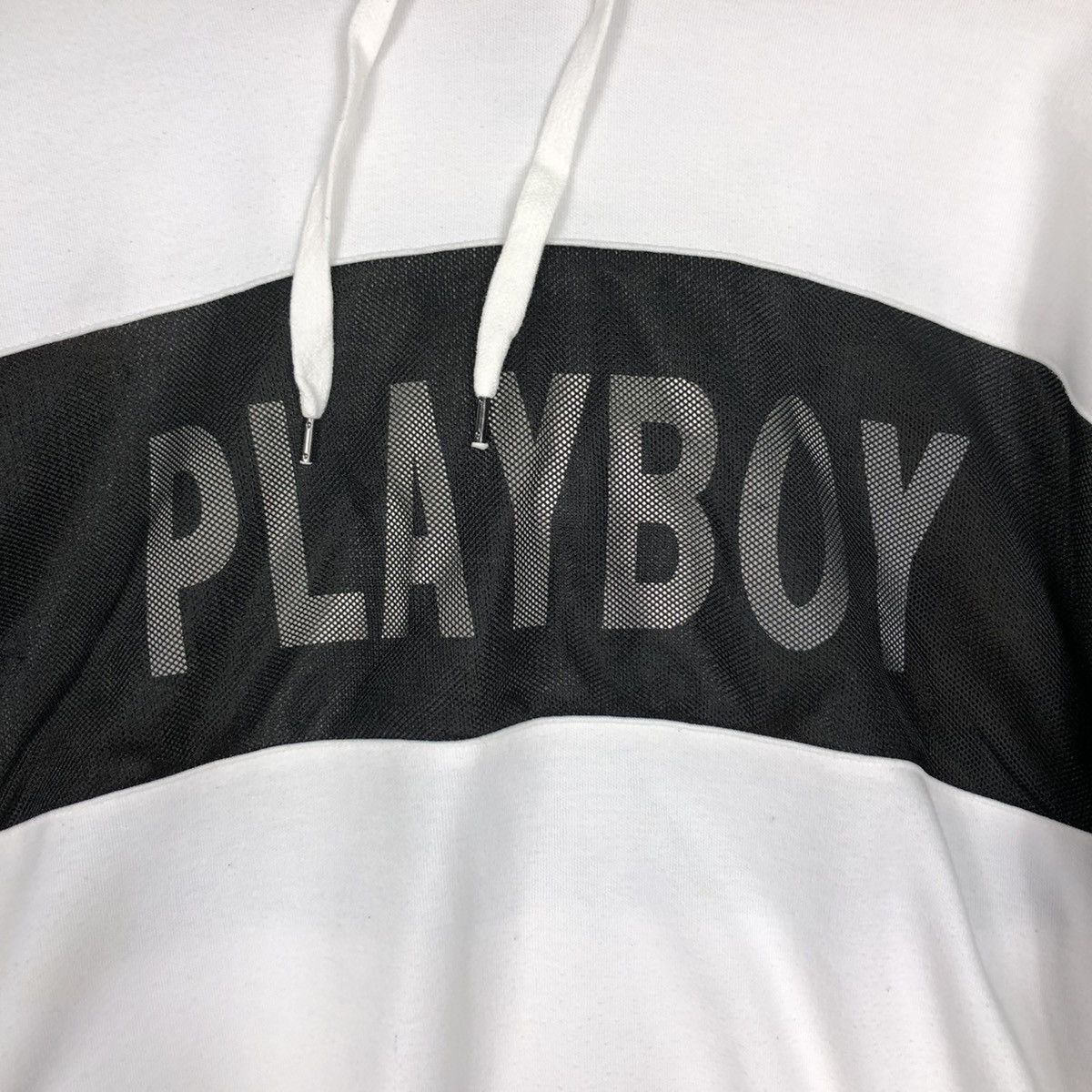 Japanese Brand × Playboy × Vintage Rare Playboy Sweatshirt Hoodie Net Logo Streetwear Large Size US L / EU 52-54 / 3 - 13 Thumbnail