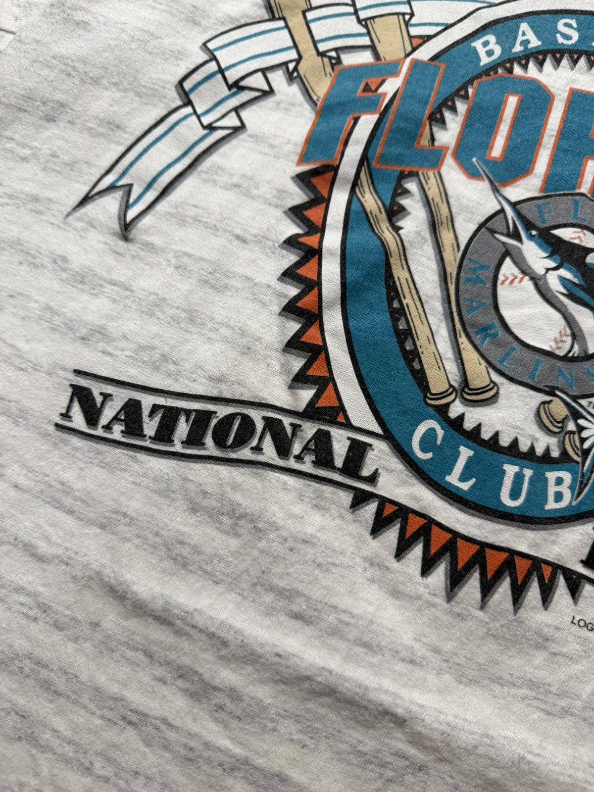 Vintage Florida Marlins Miami 90s Vtg Single Stitch Shirt Baseball Size US M / EU 48-50 / 2 - 10 Thumbnail