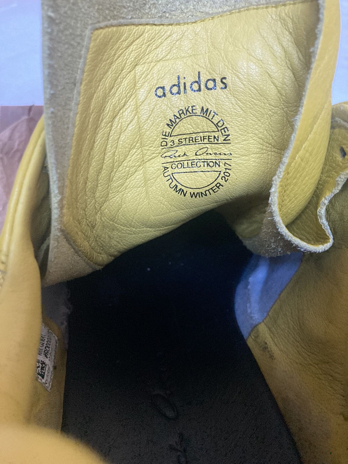 Adidas × Rick Owens Rick Owens x Adidas Yellow Level Runner Size US 11 / EU 44 - 7 Thumbnail