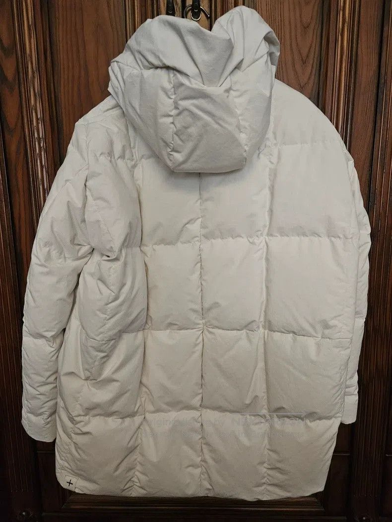 Jil Sander Jil Sander size 34 Cream loose silhouette down jacket Size M / US 6-8 / IT 42-44 - 4 Thumbnail