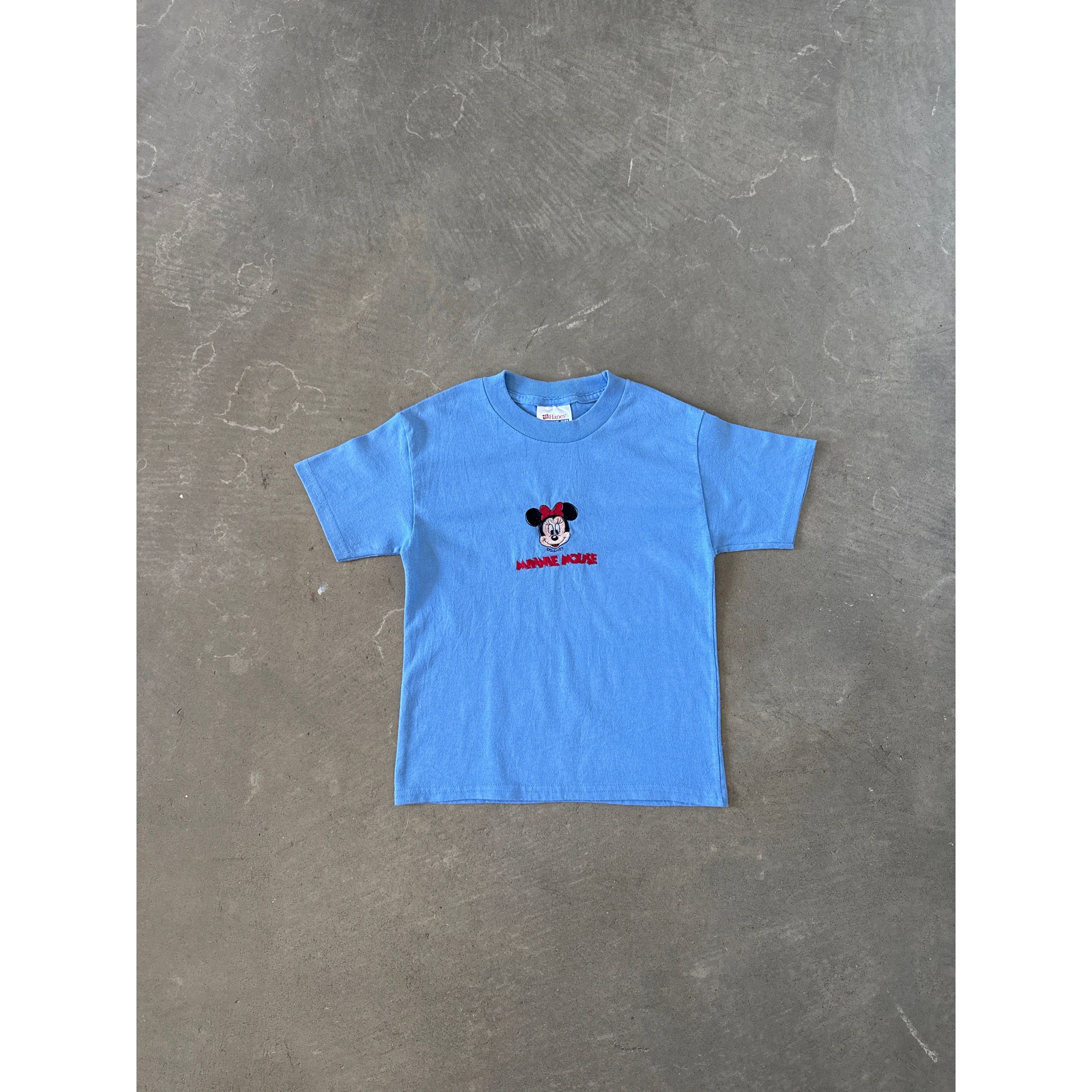 Disney Vintage 90s Youth Disney Minnie Mouse Embroidered Tee Size S / US 4 / IT 40 - 1 Thumbnail