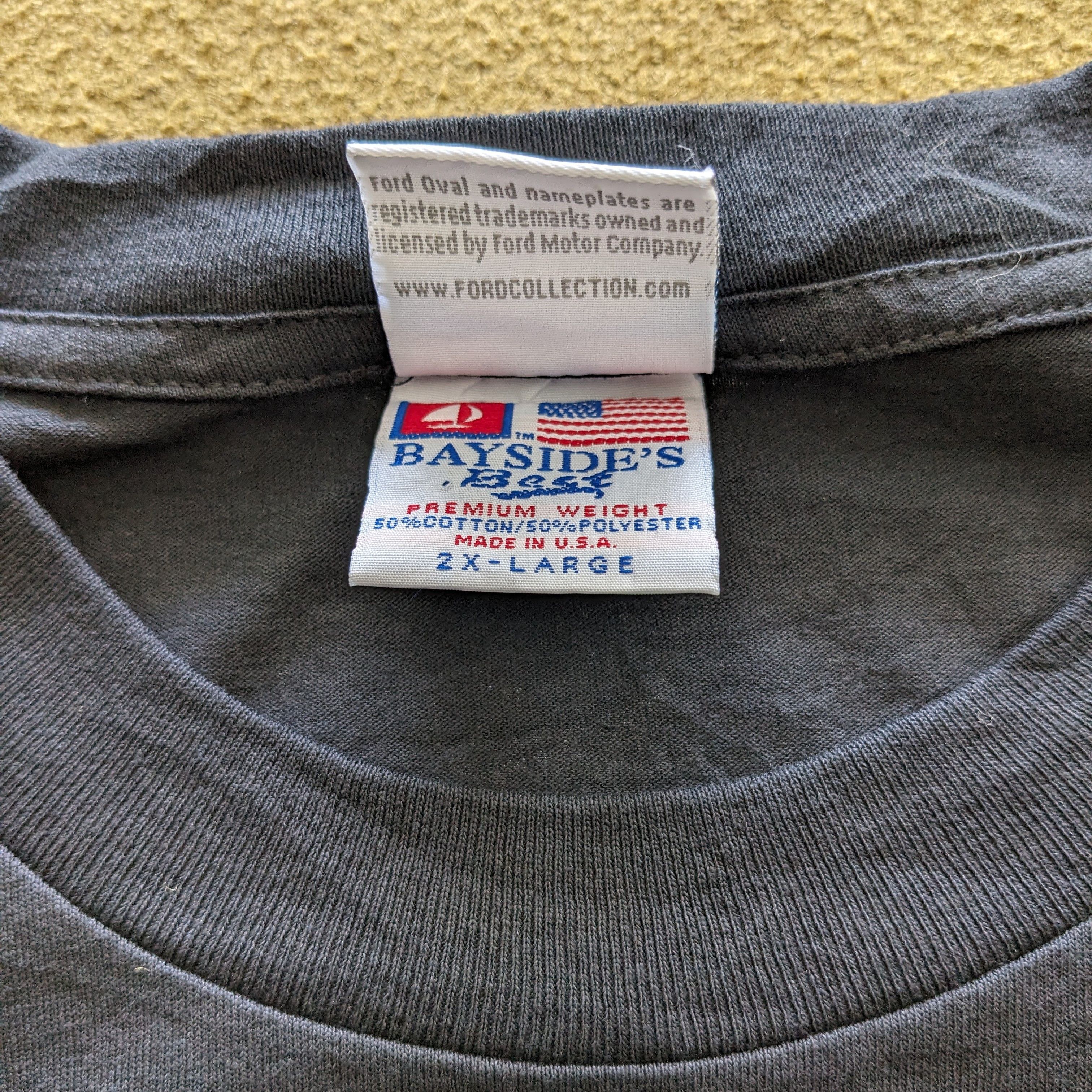 Vintage Vintage FORD Racing Motorsports T-shirt Size US XXL / EU 58 / 5 - 6 Thumbnail
