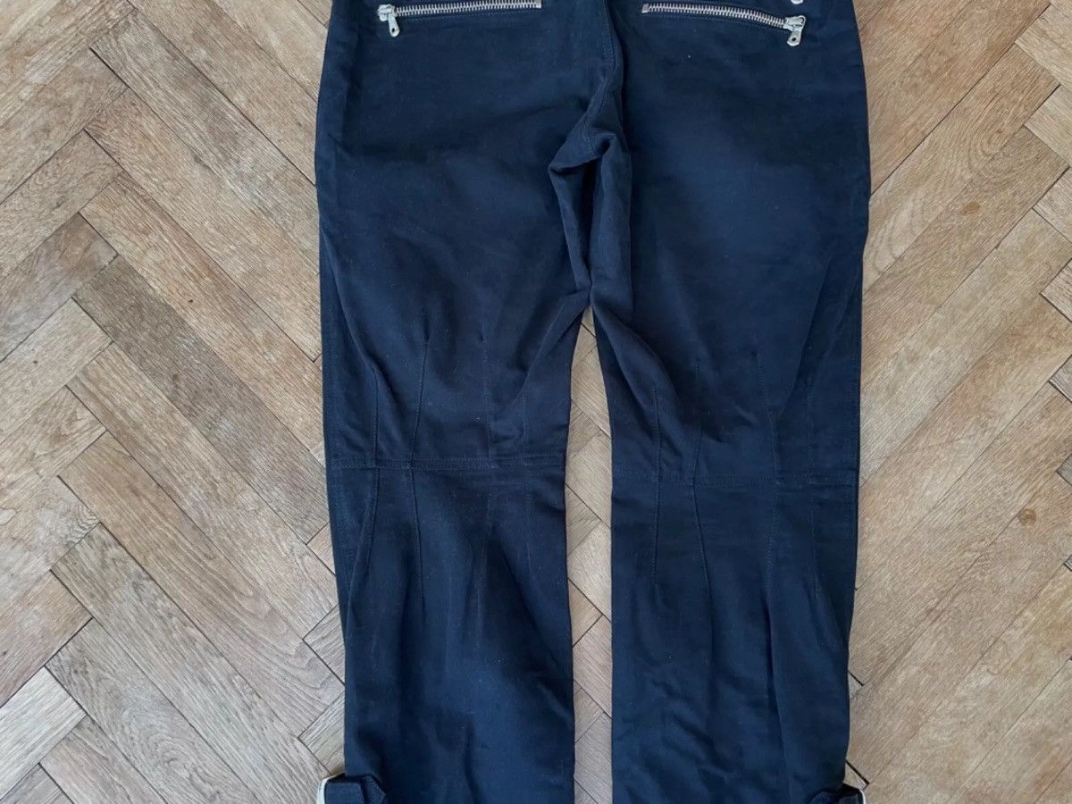 Dolce & Gabbana Dolce & Gabbana AW2006 Bondage Buckle Zipper Black Pants Size US 31 - 10 Thumbnail