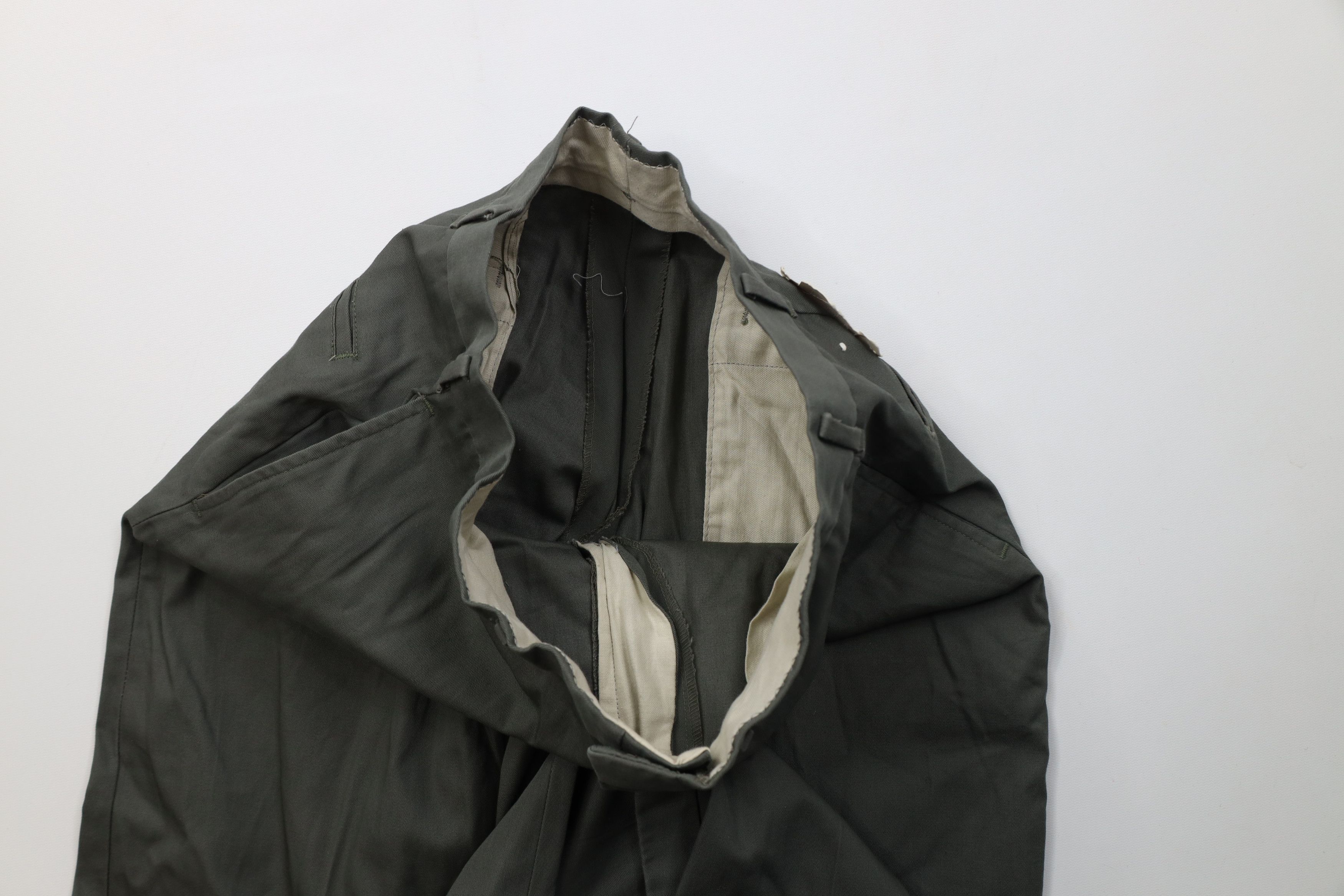 Vintage Deadstock Vintage 50s 60s Cotton Chino Pants Green USA Size US 32 / EU 48 - 8 Thumbnail