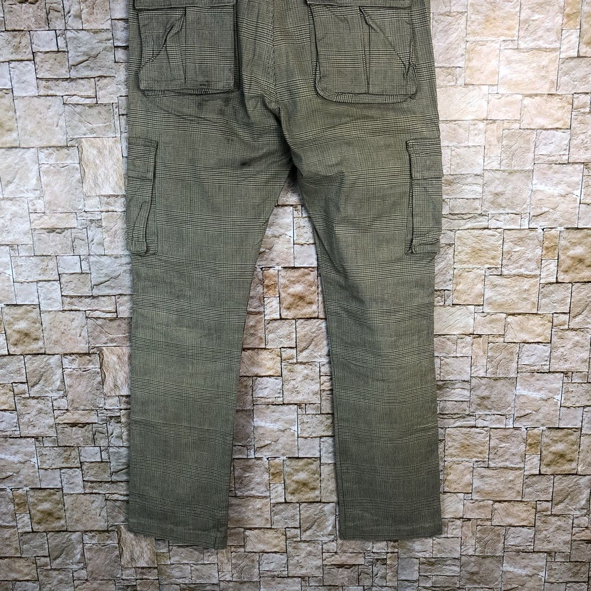 Beams Plus Beams Grey Checkred Cargo Multipocket Pants #A584 Size US 31 - 12 Thumbnail