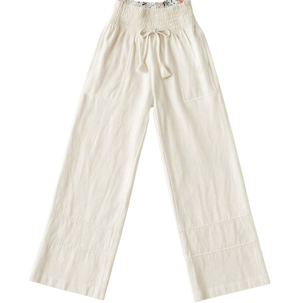 Vera Bradley VERA BRADLEY Claudine Ivory Palazzo Pant w/ Tags, Medium Size 31" - 1 Thumbnail