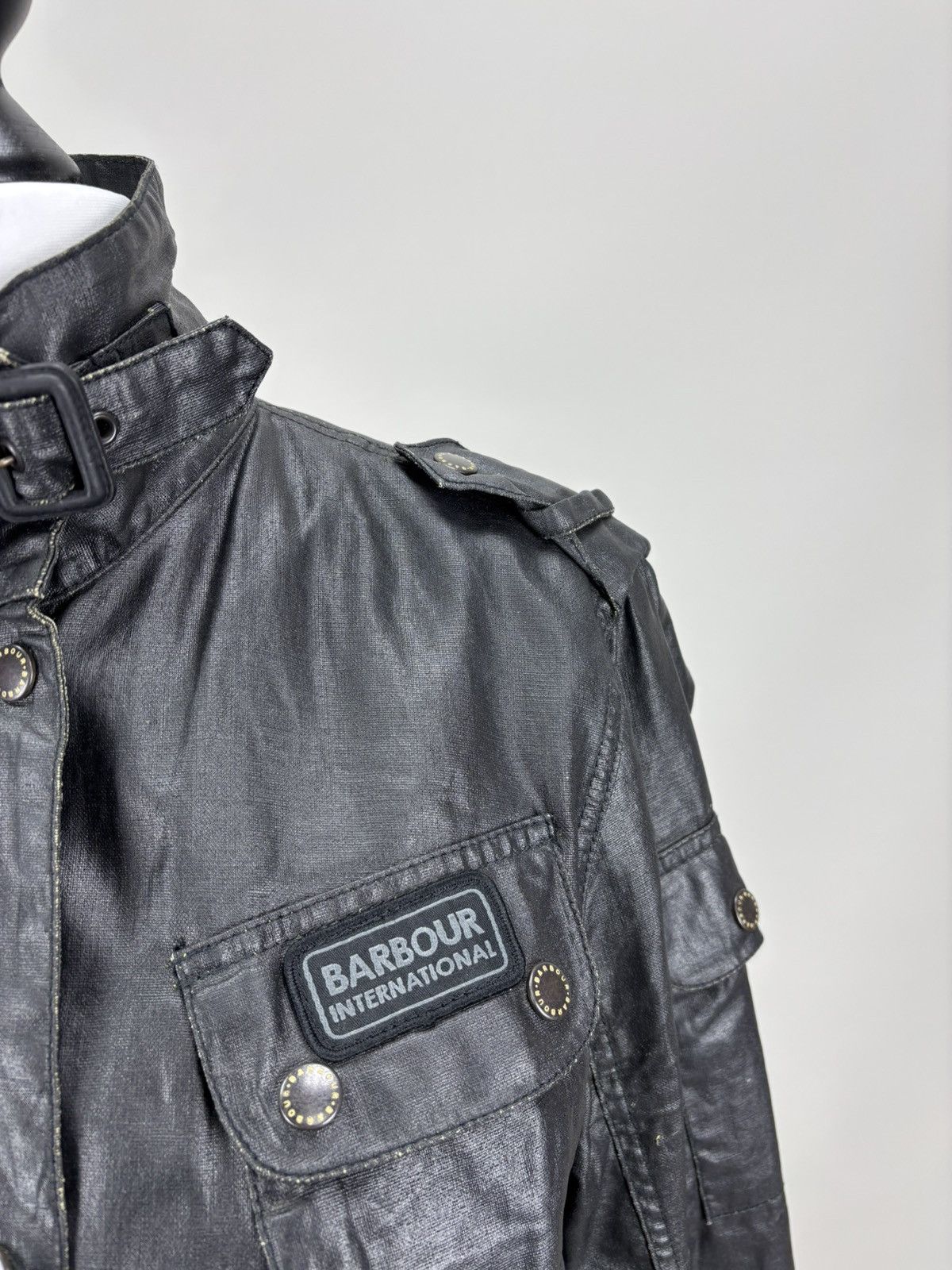 Barbour × Vintage Womens jacket Barbour Duralinen International Size 8 Size M / US 6-8 / IT 42-44 - 4 Thumbnail